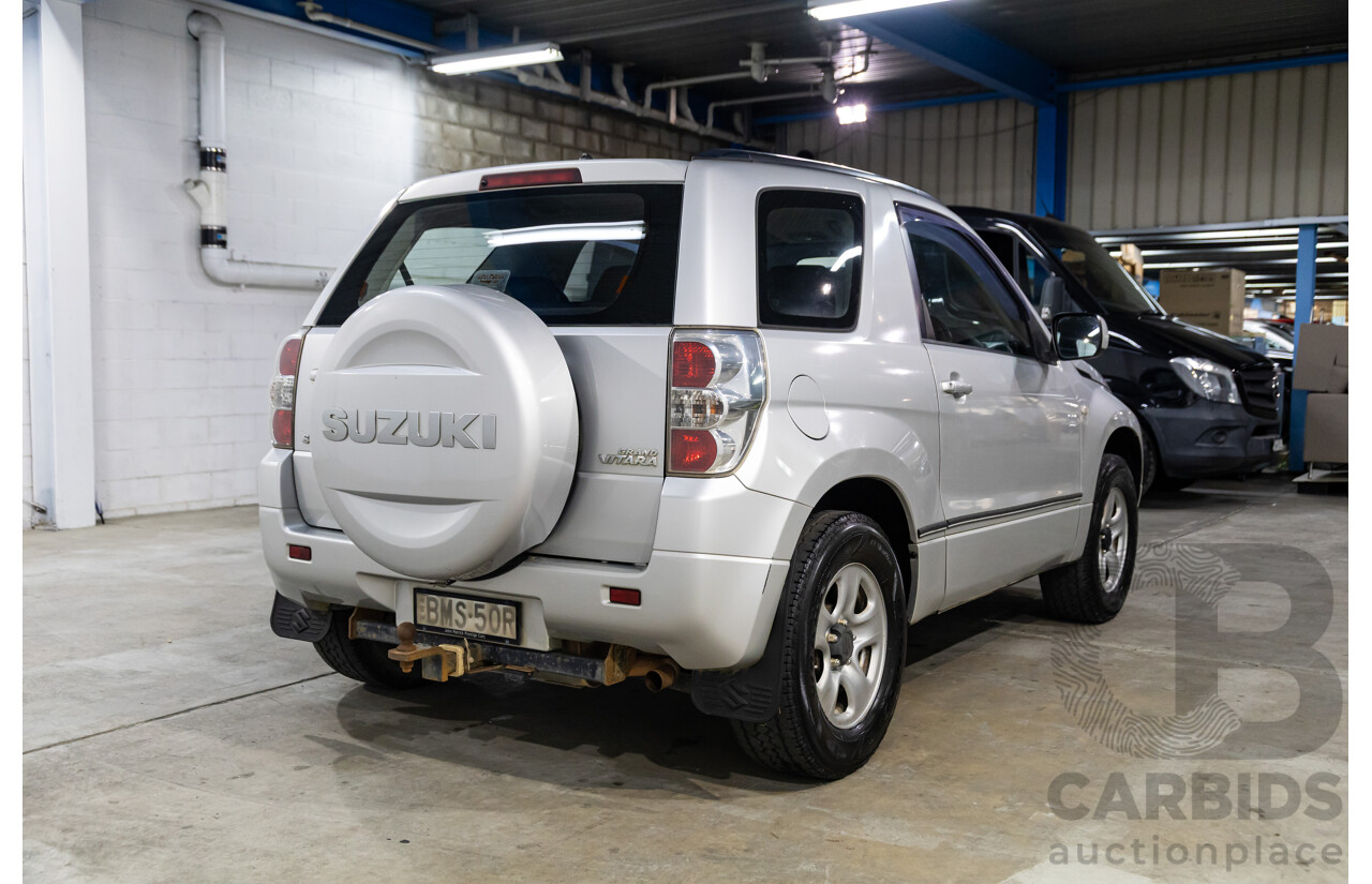 2/2010 Suzuki Grand Vitara (4x4) JT MY08.5 2d Wagon Silky Silver Metallic 2.4L