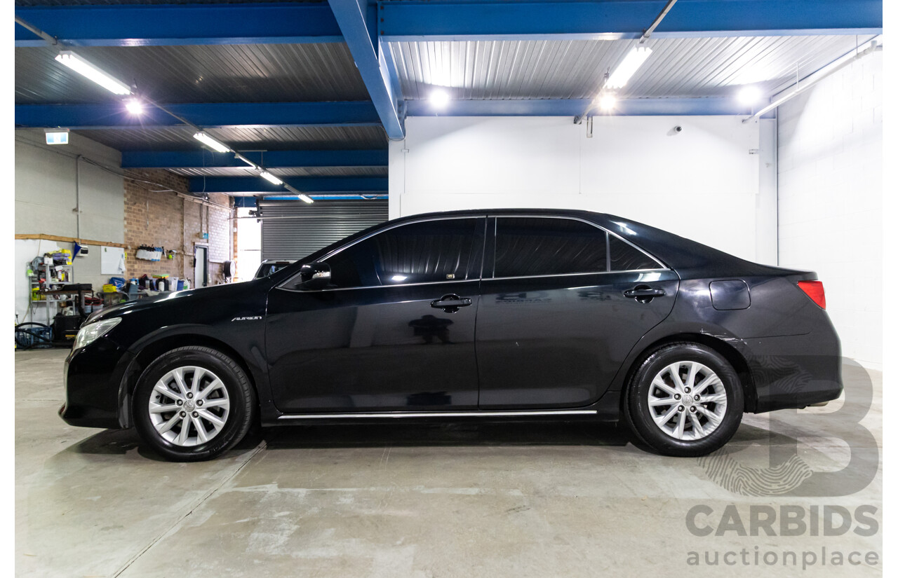 2/2013 Toyota Aurion AT-X GSV50R 4d Sedan Attitude Black Metallic V6 3.5L