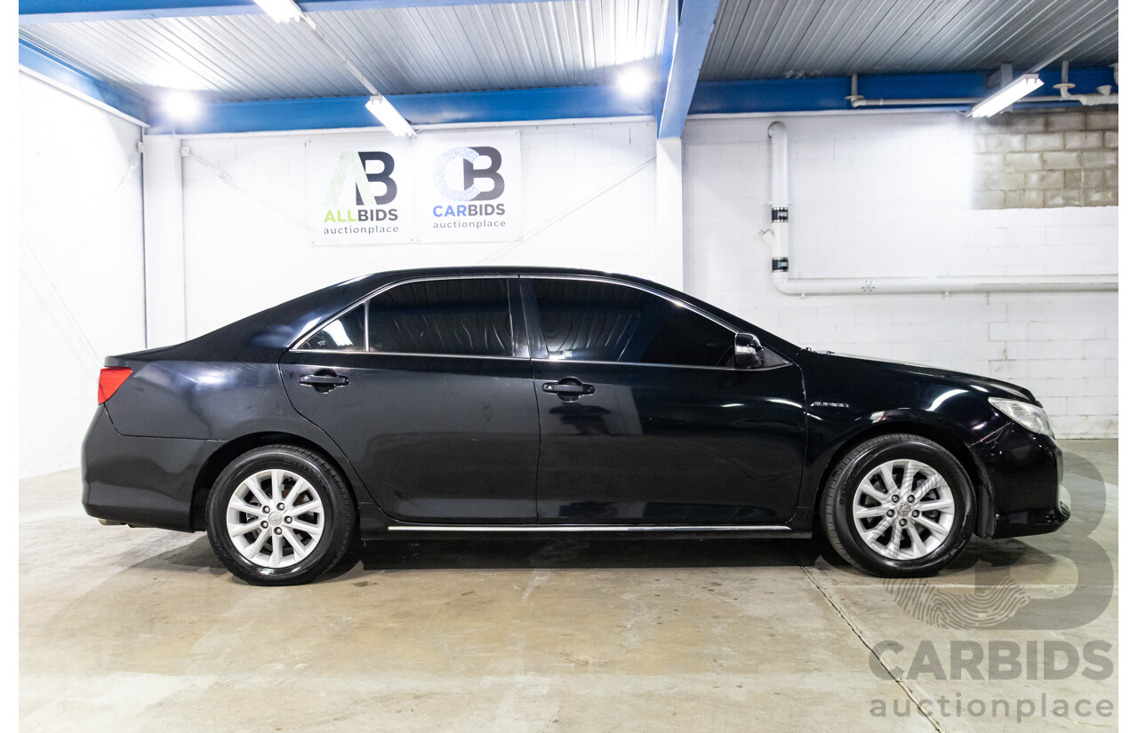 2/2013 Toyota Aurion AT-X GSV50R 4d Sedan Attitude Black Metallic V6 3.5L