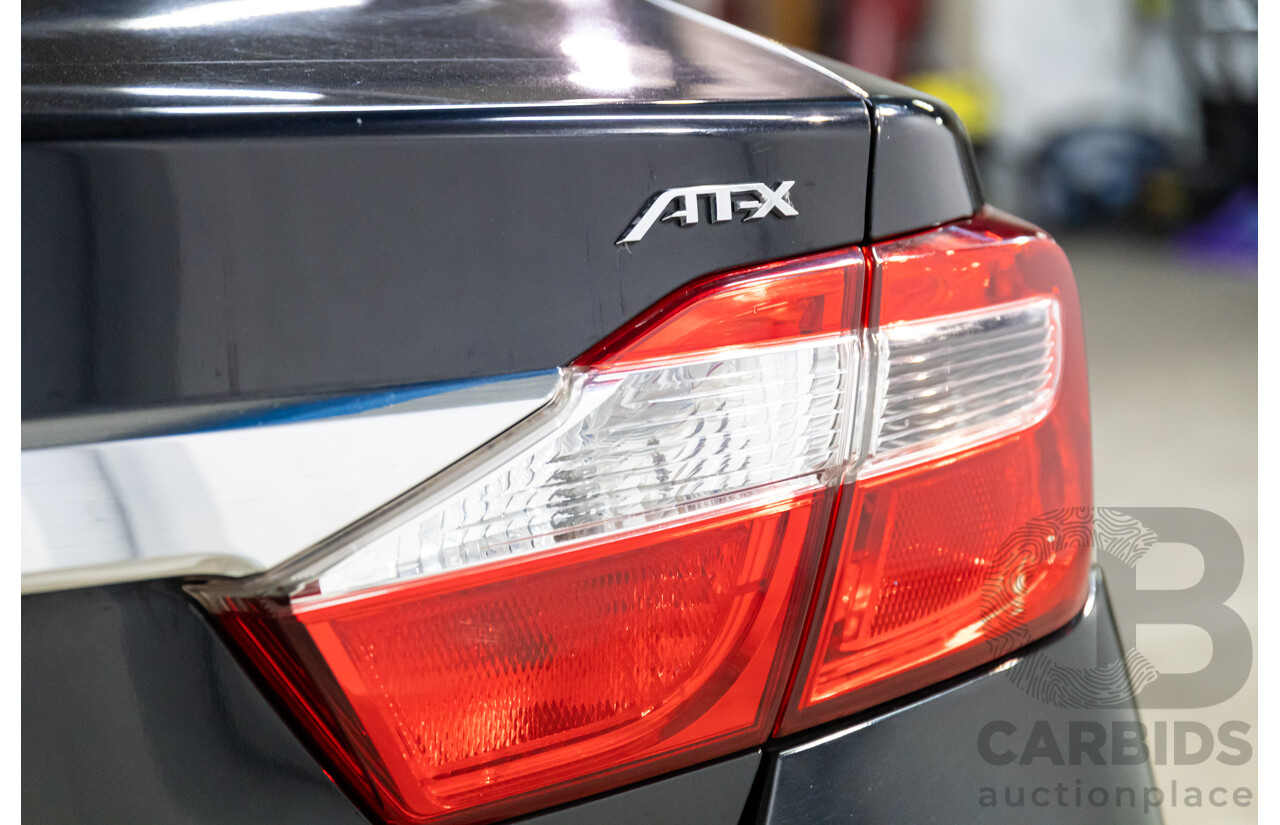 2/2013 Toyota Aurion AT-X GSV50R 4d Sedan Attitude Black Metallic V6 3.5L