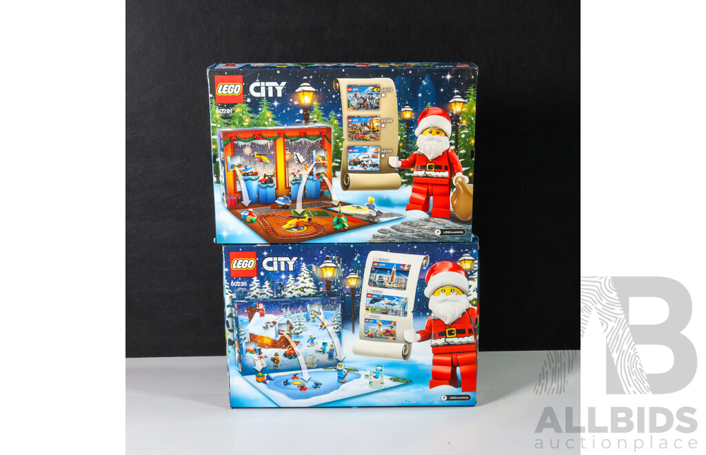 Lego Advent Calendars 60201 & 60235, Brand New in Box (2)