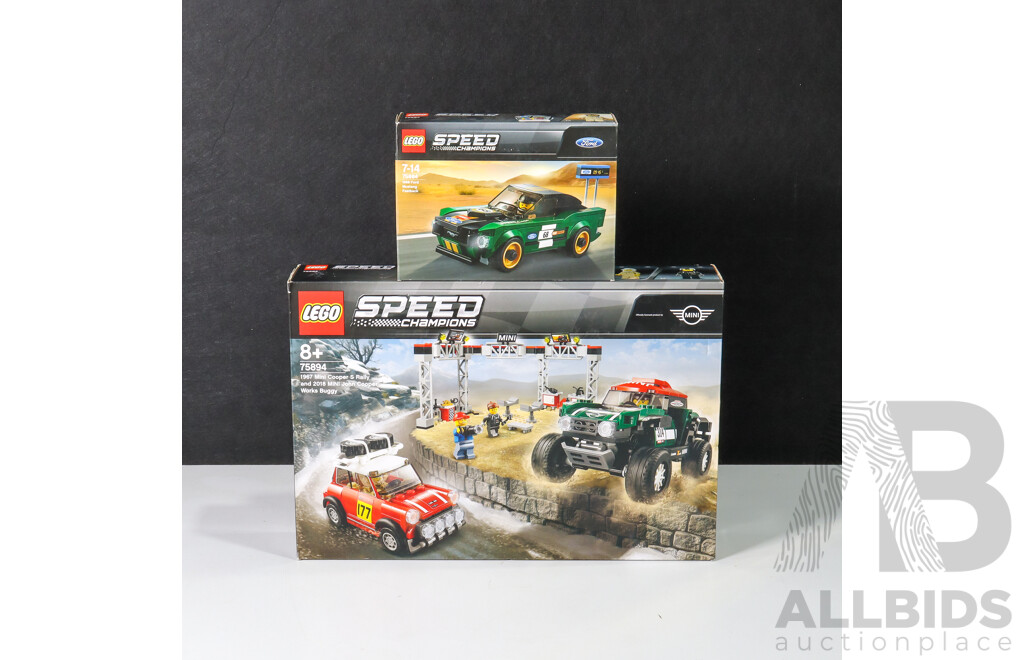 Lego Speed Champions 75894 & 75884, Brand New in Box (2)