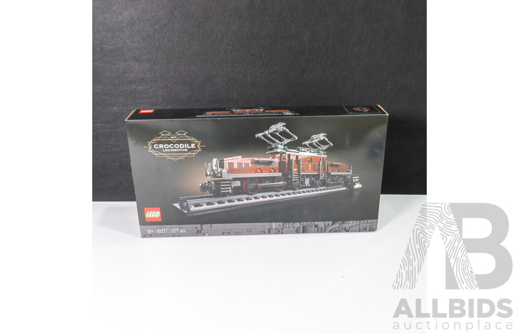 LEGO Creator Expert Crocodile Locomotive Set 10277, Discontinued, Brand New in Box
