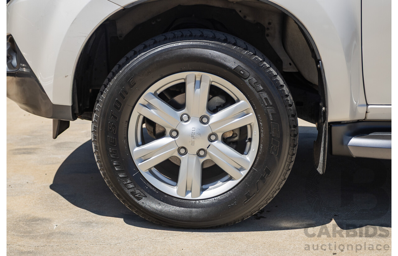 09/2015 Isuzu MU-X LS-U (4x4) UC MY15 4D Wagon Silky White Pearl Turbo Diesel 3.0L - 7 Seats