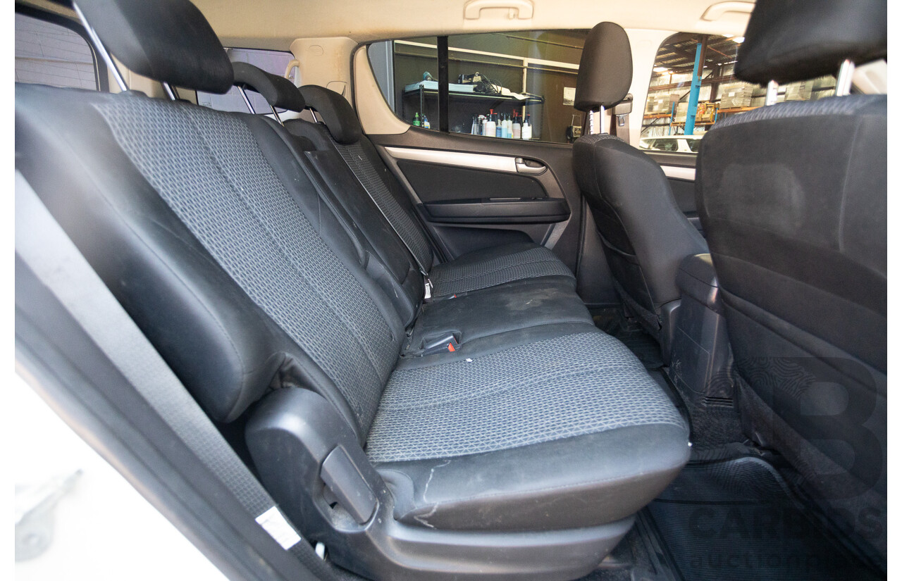 09/2015 Isuzu MU-X LS-U (4x4) UC MY15 4D Wagon Silky White Pearl Turbo Diesel 3.0L - 7 Seats