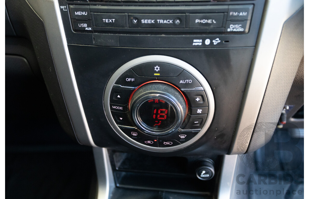 09/2015 Isuzu MU-X LS-U (4x4) UC MY15 4D Wagon Silky White Pearl Turbo Diesel 3.0L - 7 Seats