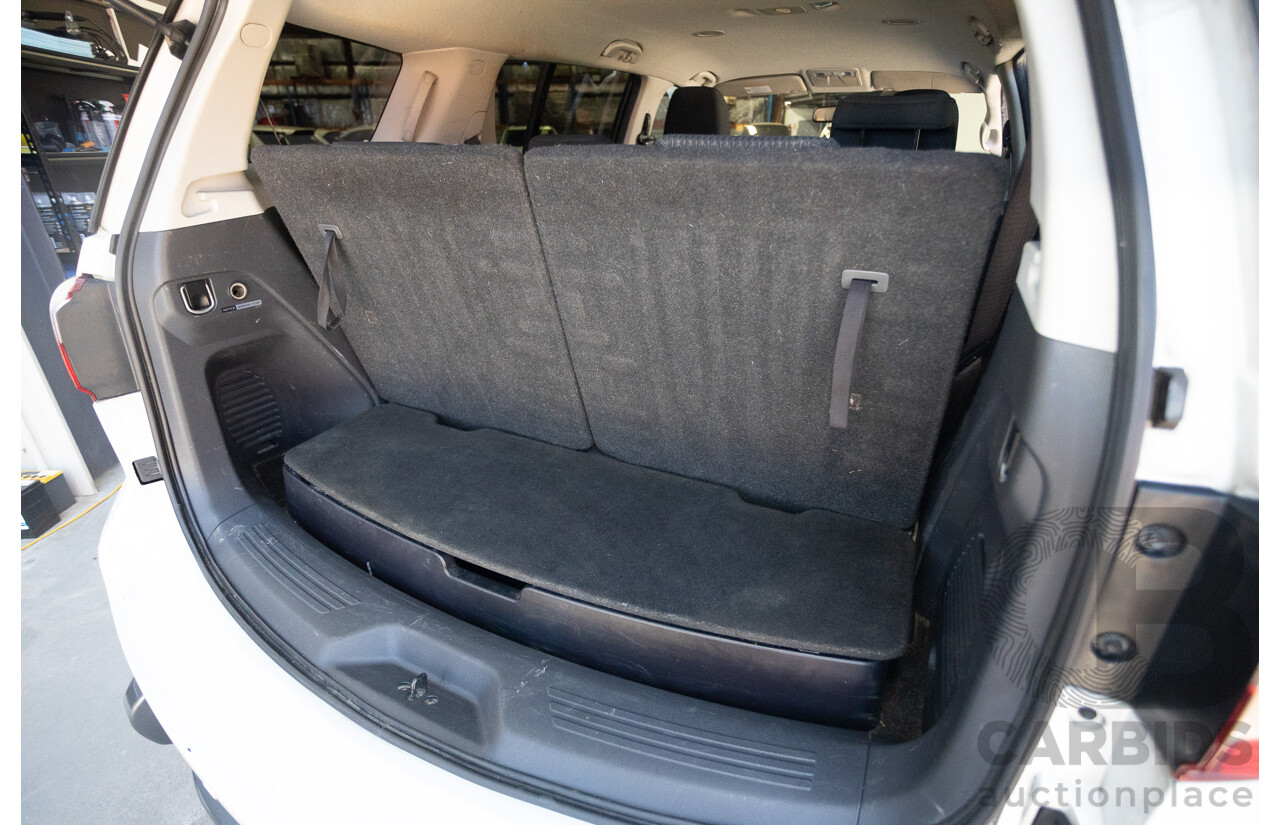 09/2015 Isuzu MU-X LS-U (4x4) UC MY15 4D Wagon Silky White Pearl Turbo Diesel 3.0L - 7 Seats