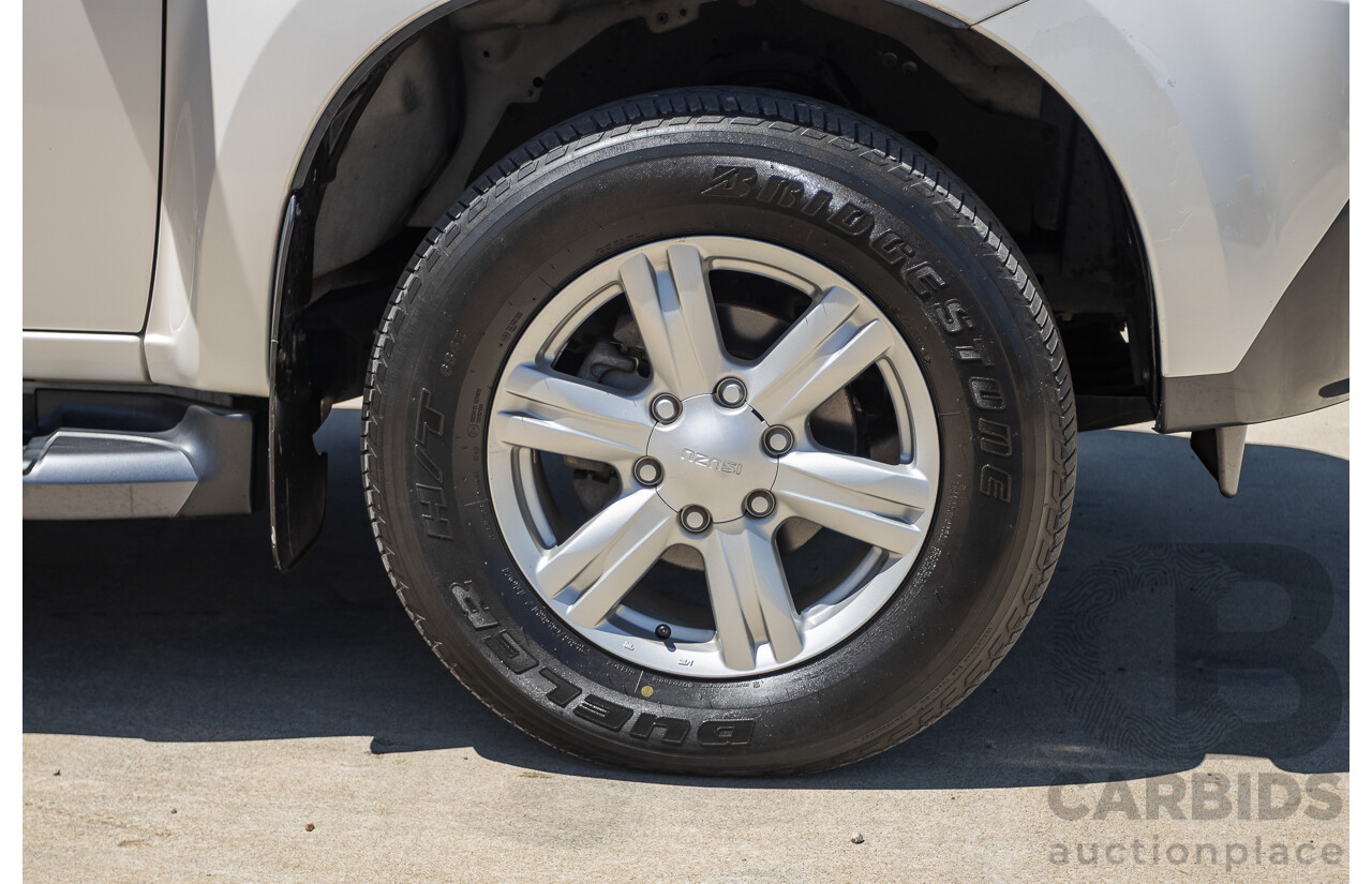 09/2015 Isuzu MU-X LS-U (4x4) UC MY15 4D Wagon Silky White Pearl Turbo Diesel 3.0L - 7 Seats