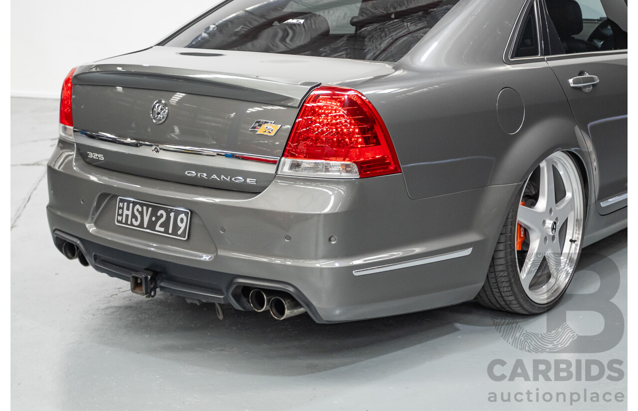 05/2012 Holden Special Vehicles (HSV) Grange Build No.219 WM3 MY12 4D Sedan Alto Grey V8 6.2L