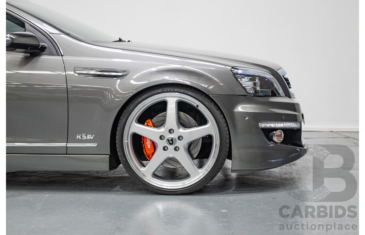 05/2012 Holden Special Vehicles (HSV) Grange Build No.219 WM3 MY12 4D Sedan Alto Grey V8 6.2L