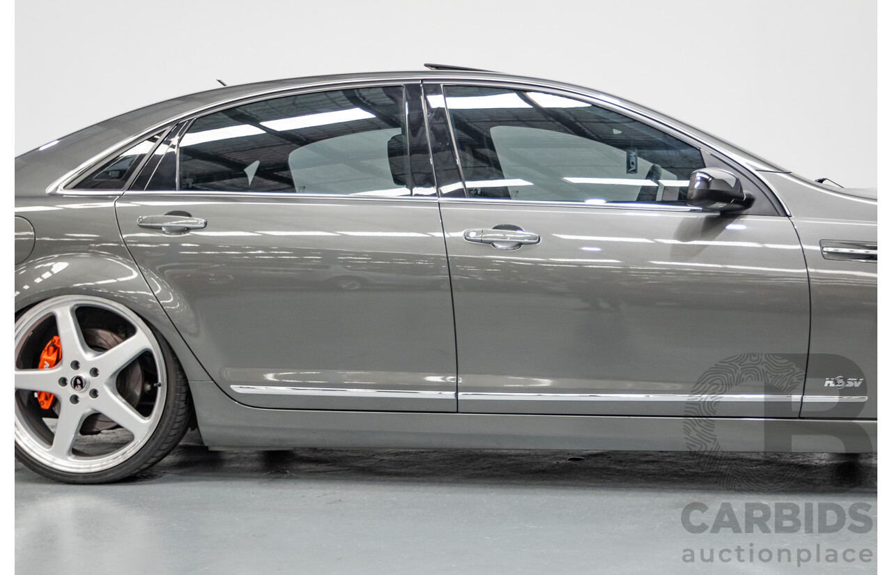 05/2012 Holden Special Vehicles (HSV) Grange Build No.219 WM3 MY12 4D Sedan Alto Grey V8 6.2L