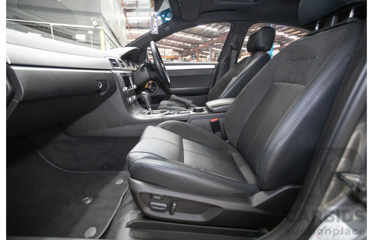 05/2012 Holden Special Vehicles (HSV) Grange Build No.219 WM3 MY12 4D Sedan Alto Grey V8 6.2L