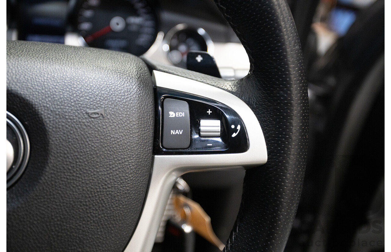 05/2012 Holden Special Vehicles (HSV) Grange Build No.219 WM3 MY12 4D Sedan Alto Grey V8 6.2L