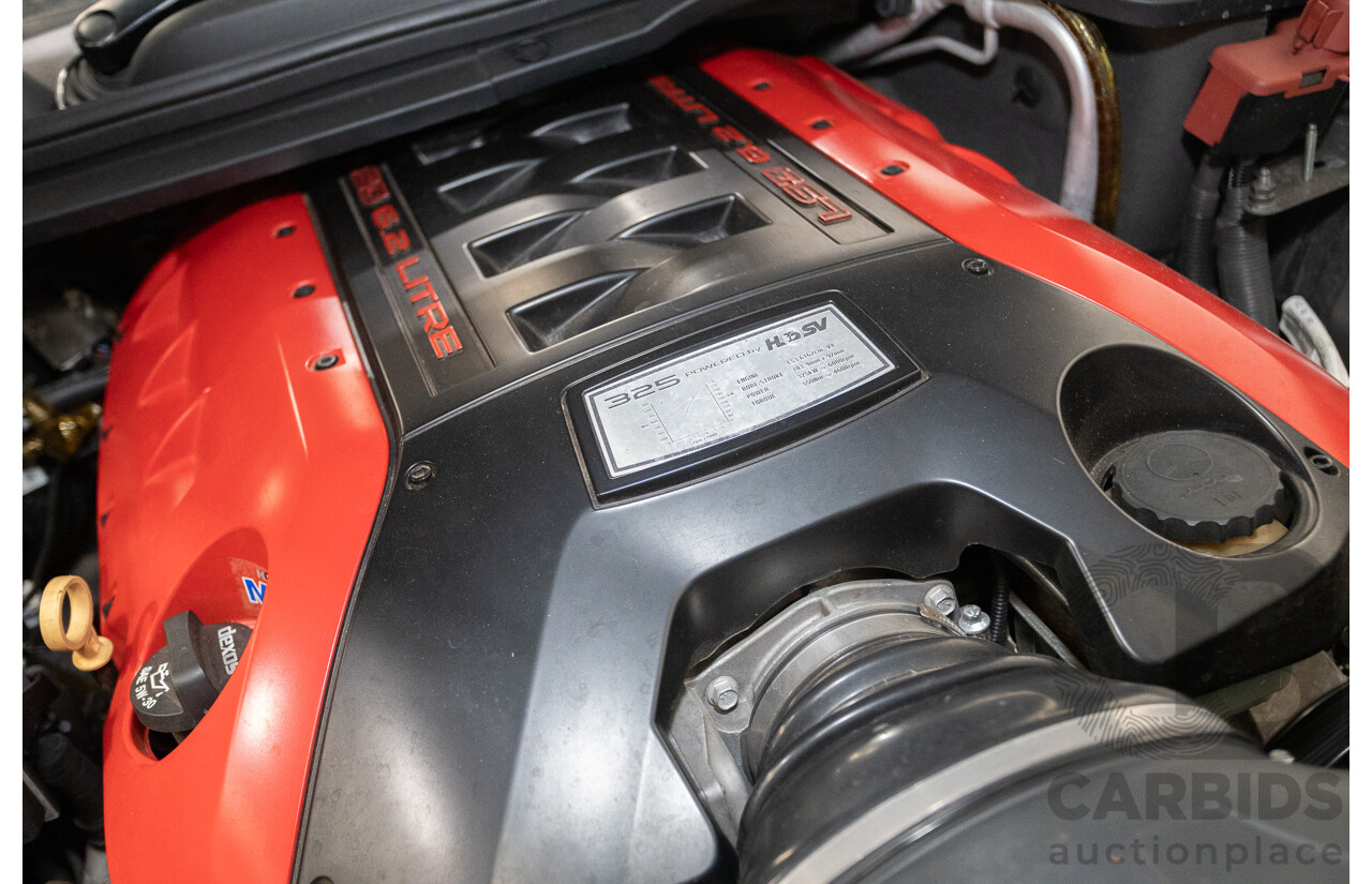 05/2012 Holden Special Vehicles (HSV) Grange Build No.219 WM3 MY12 4D Sedan Alto Grey V8 6.2L