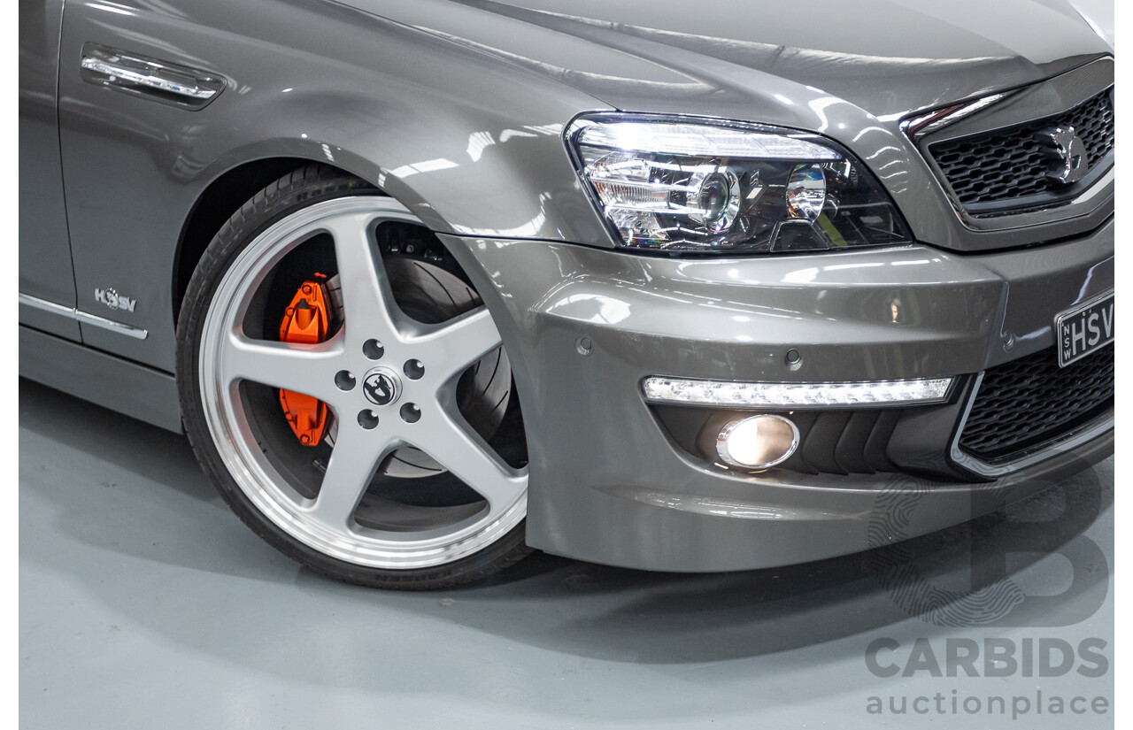 05/2012 Holden Special Vehicles (HSV) Grange Build No.219 WM3 MY12 4D Sedan Alto Grey V8 6.2L