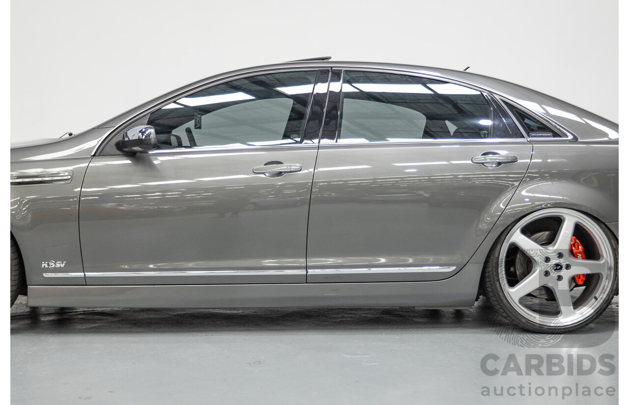 05/2012 Holden Special Vehicles (HSV) Grange Build No.219 WM3 MY12 4D Sedan Alto Grey V8 6.2L