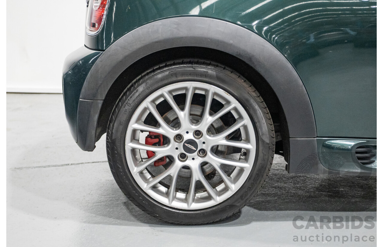 03/2009 Mini Cooper S R56 JCW pack 2D Hatchback British Racing Green Metallic Turbo 1.6L