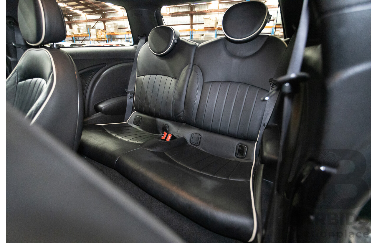 03/2009 Mini Cooper S R56 JCW pack 2D Hatchback British Racing Green Metallic Turbo 1.6L