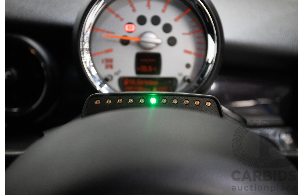 03/2009 Mini Cooper S R56 JCW pack 2D Hatchback British Racing Green Metallic Turbo 1.6L