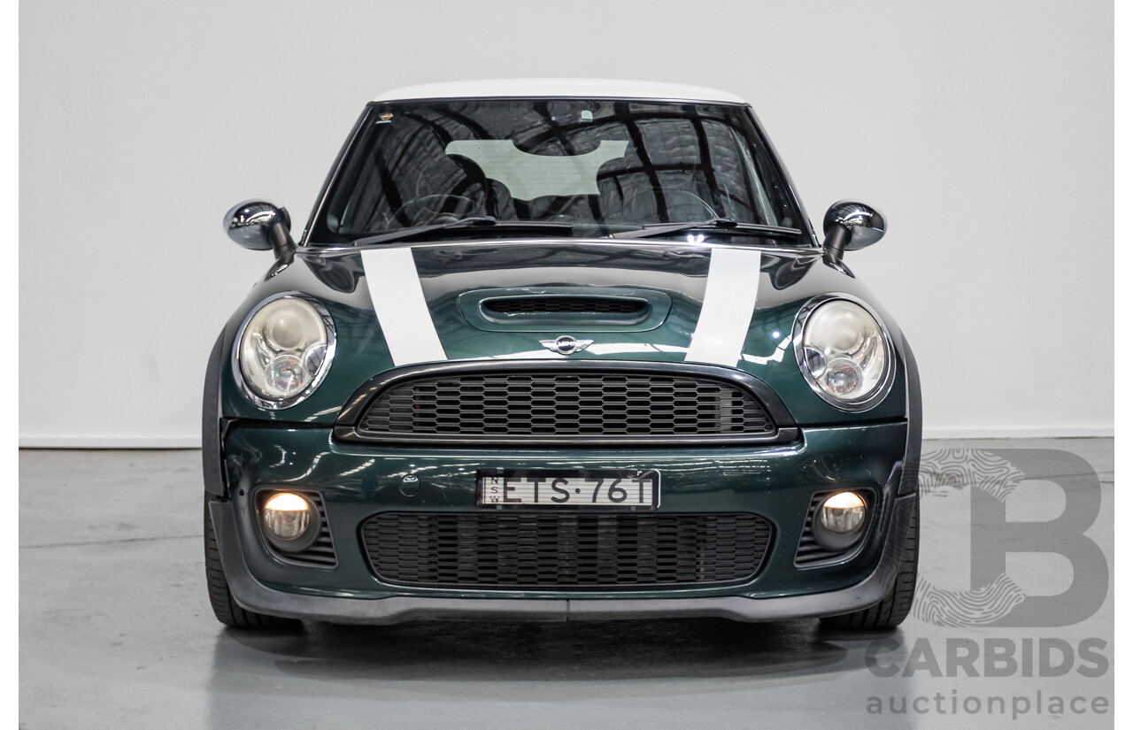 03/2009 Mini Cooper S R56 JCW pack 2D Hatchback British Racing Green Metallic Turbo 1.6L