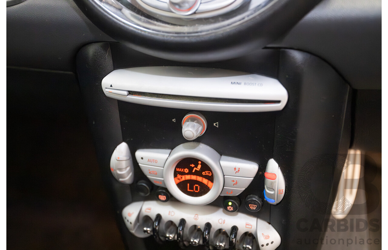 03/2009 Mini Cooper S R56 JCW pack 2D Hatchback British Racing Green Metallic Turbo 1.6L