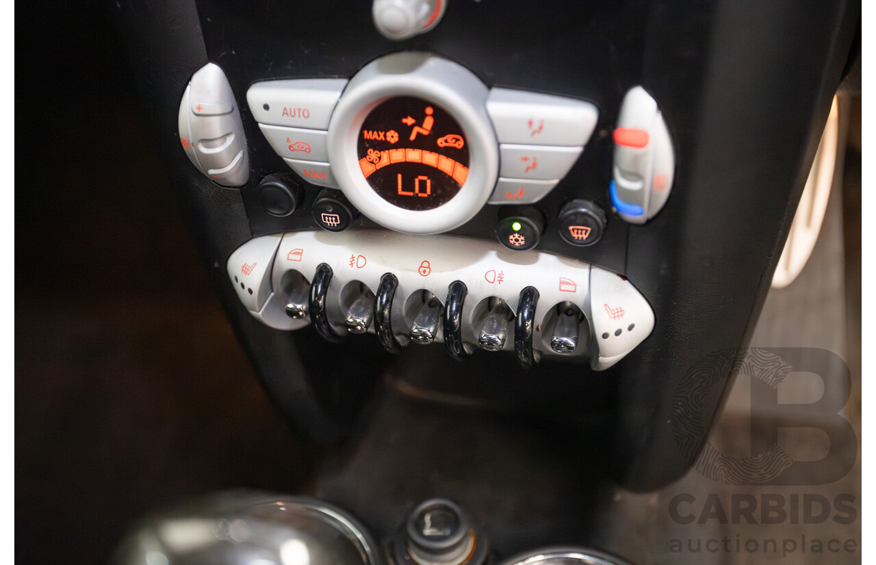 03/2009 Mini Cooper S R56 JCW pack 2D Hatchback British Racing Green Metallic Turbo 1.6L