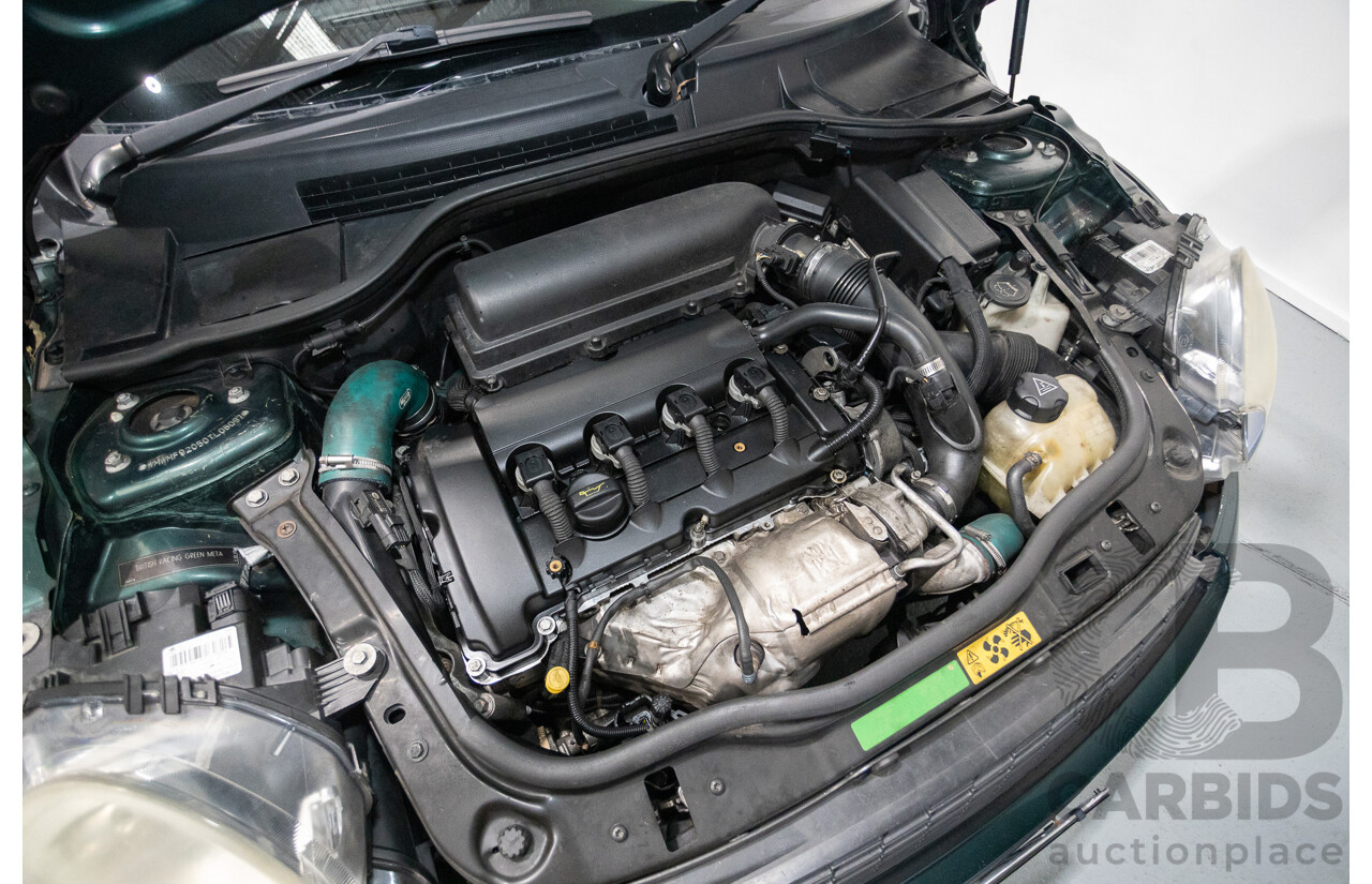 03/2009 Mini Cooper S R56 JCW pack 2D Hatchback British Racing Green Metallic Turbo 1.6L