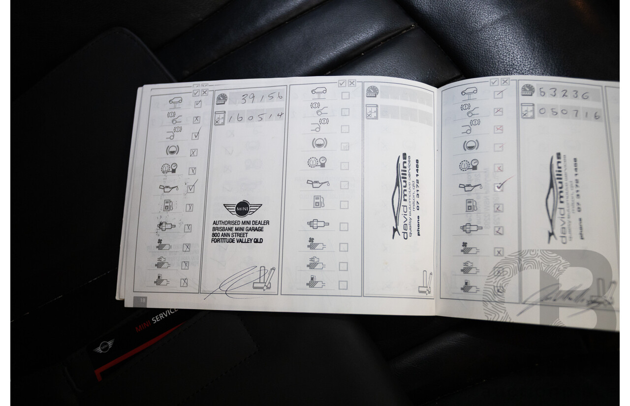 03/2009 Mini Cooper S R56 JCW pack 2D Hatchback British Racing Green Metallic Turbo 1.6L