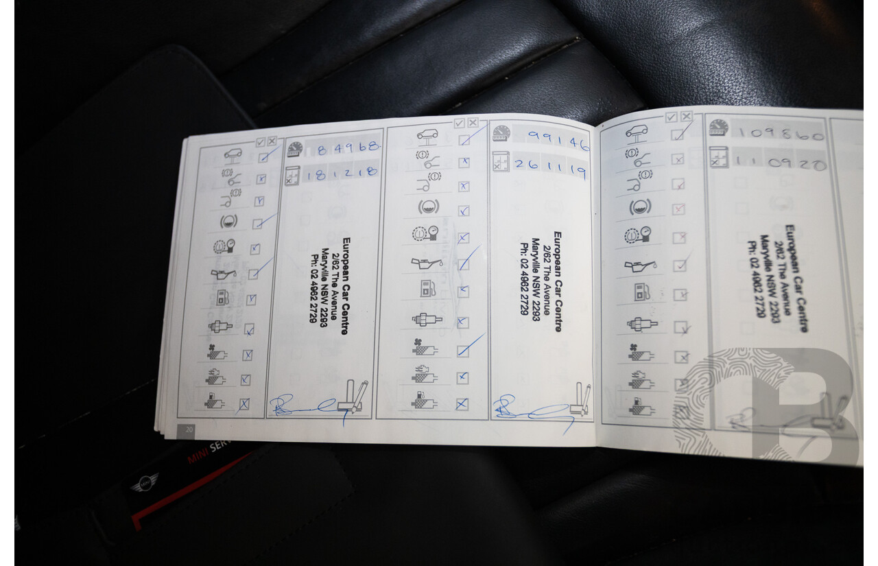 03/2009 Mini Cooper S R56 JCW pack 2D Hatchback British Racing Green Metallic Turbo 1.6L