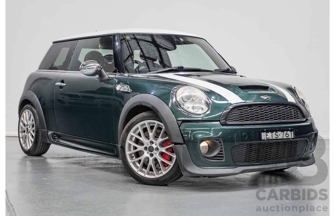 03/2009 Mini Cooper S R56 JCW pack 2D Hatchback British Racing Green Metallic Turbo 1.6L