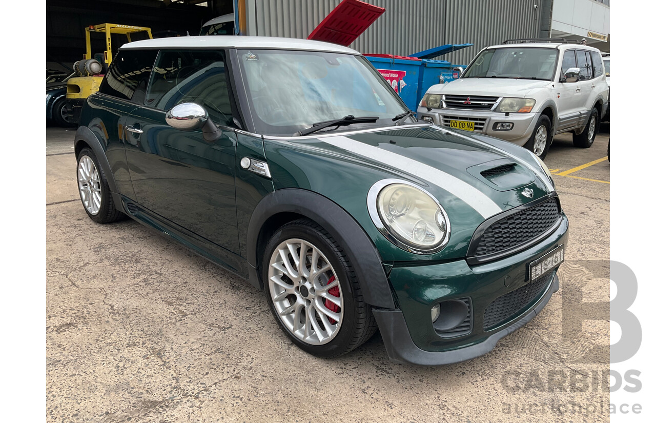 03/2009 Mini Cooper S John Cooper Works Performance Package R56 2d Hatchback British Racing Green Metallic Turbo 1.6L