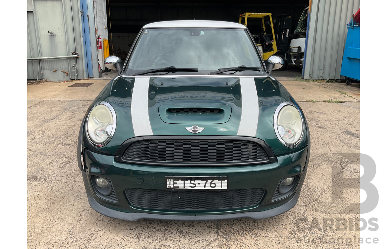 03/2009 Mini Cooper S John Cooper Works Performance Package R56 2d Hatchback British Racing Green Metallic Turbo 1.6L