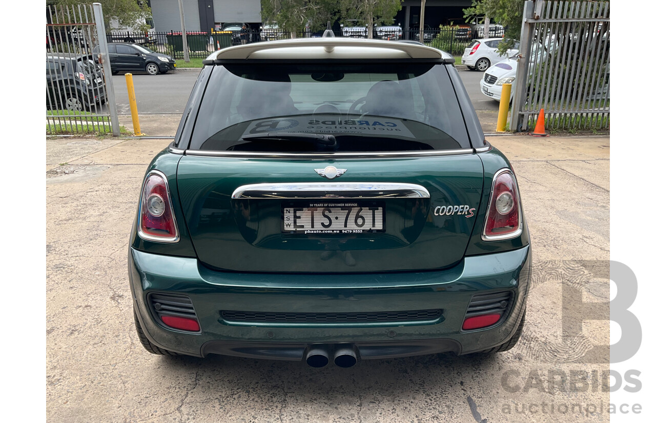 03/2009 Mini Cooper S John Cooper Works Performance Package R56 2d Hatchback British Racing Green Metallic Turbo 1.6L