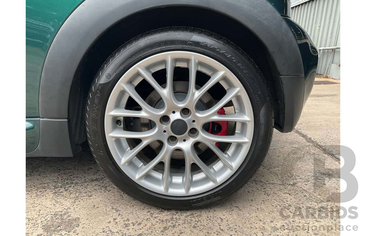 03/2009 Mini Cooper S John Cooper Works Performance Package R56 2d Hatchback British Racing Green Metallic Turbo 1.6L