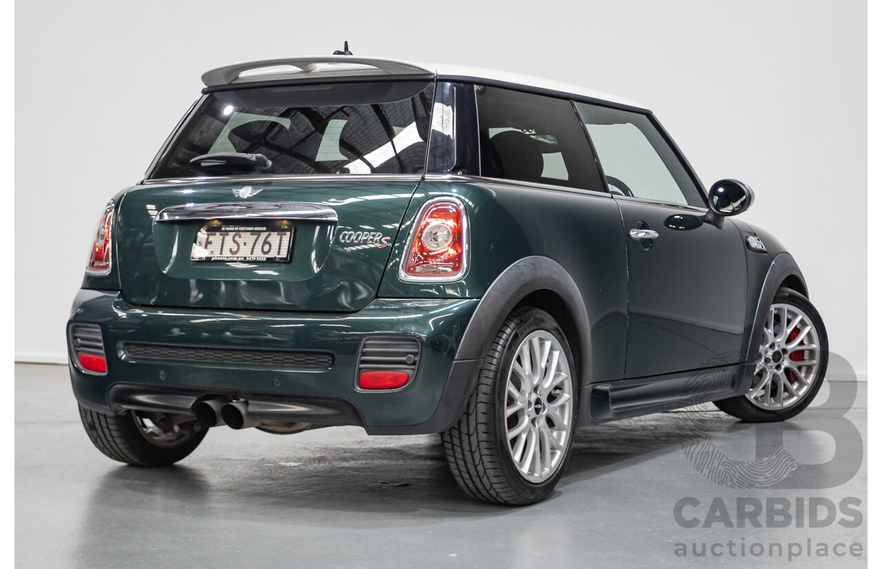 03/2009 Mini Cooper S R56 JCW pack 2D Hatchback British Racing Green Metallic Turbo 1.6L