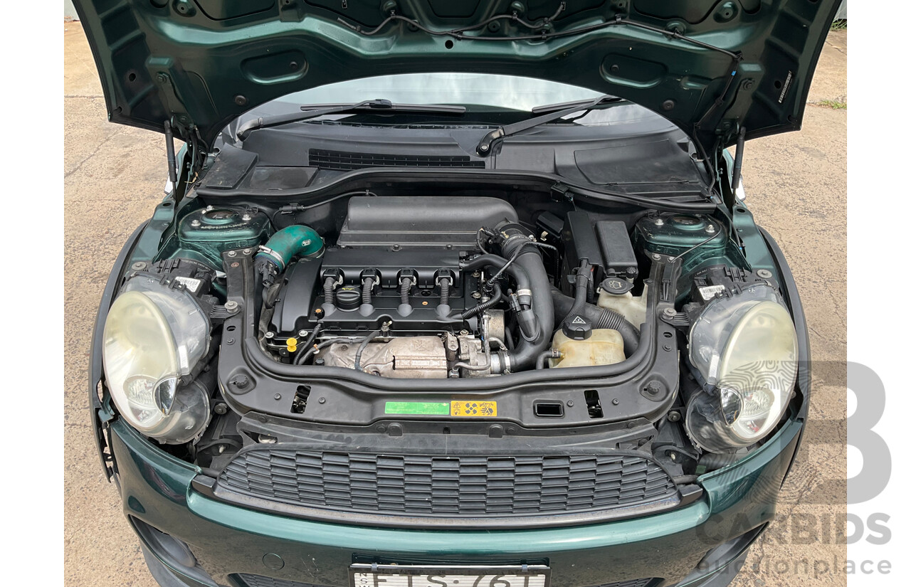 03/2009 Mini Cooper S John Cooper Works Performance Package R56 2d Hatchback British Racing Green Metallic Turbo 1.6L