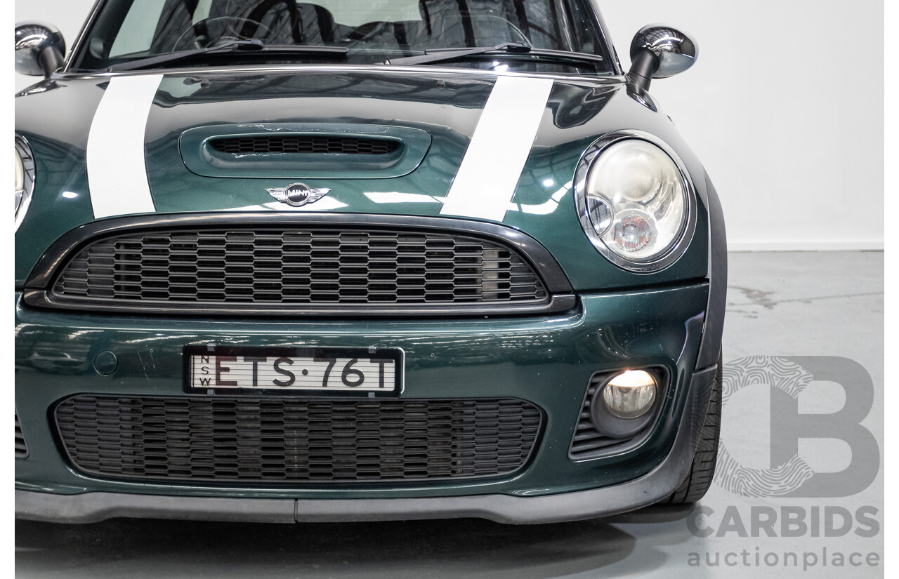 03/2009 Mini Cooper S R56 JCW pack 2D Hatchback British Racing Green Metallic Turbo 1.6L