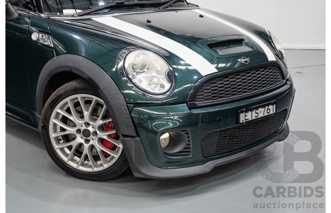 03/2009 Mini Cooper S R56 JCW pack 2D Hatchback British Racing Green Metallic Turbo 1.6L