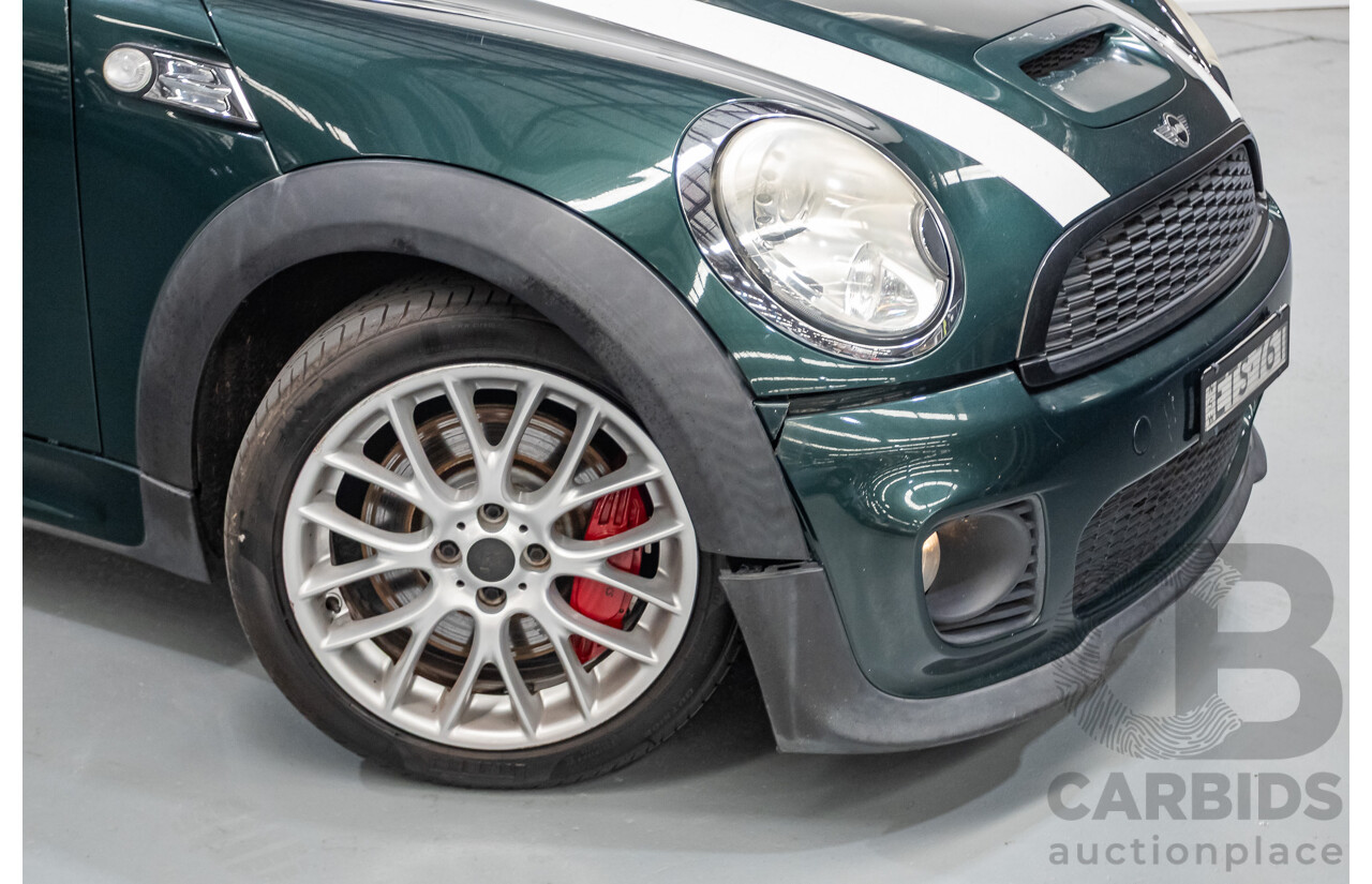 03/2009 Mini Cooper S R56 JCW pack 2D Hatchback British Racing Green Metallic Turbo 1.6L