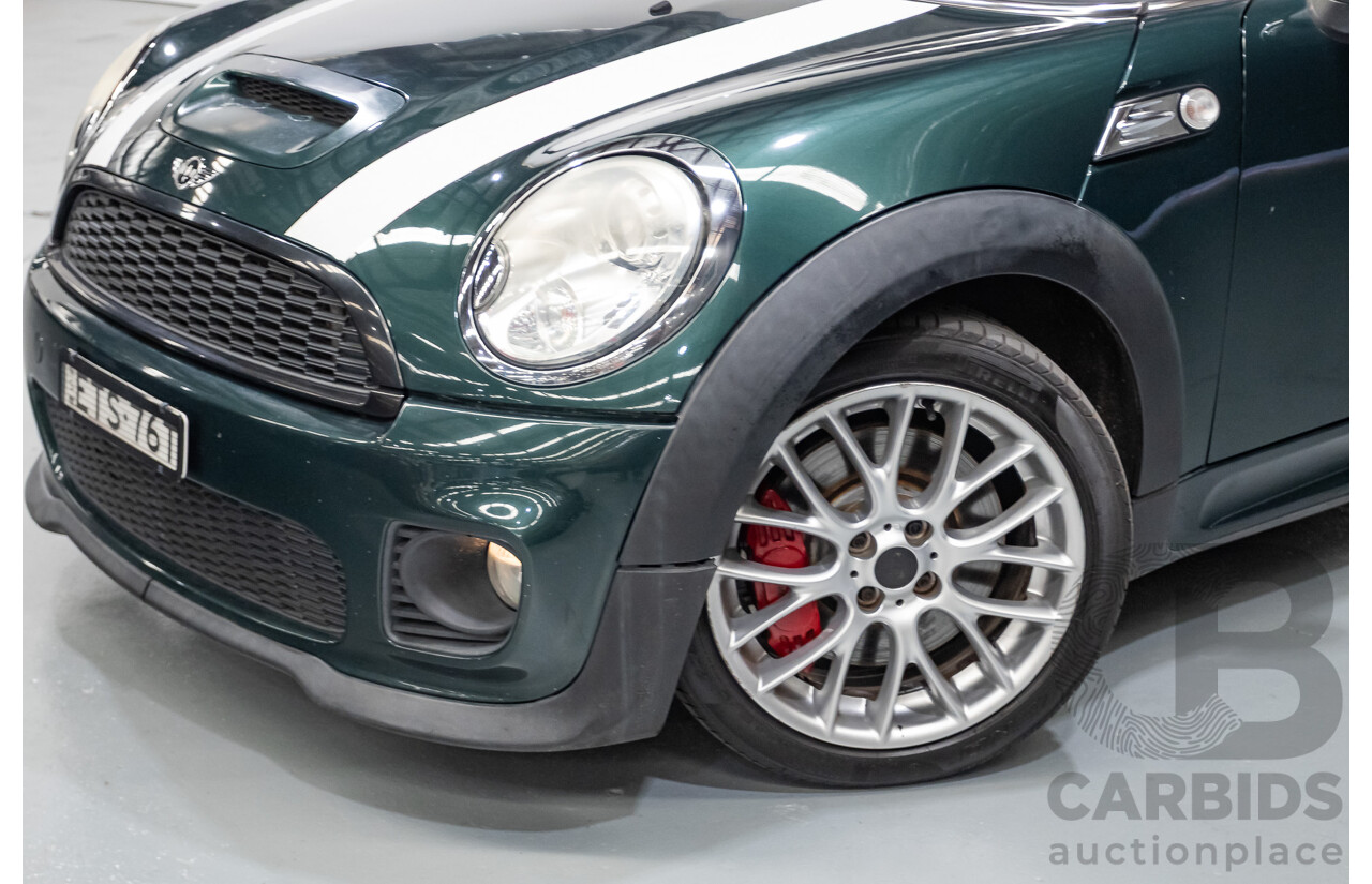 03/2009 Mini Cooper S R56 JCW pack 2D Hatchback British Racing Green Metallic Turbo 1.6L