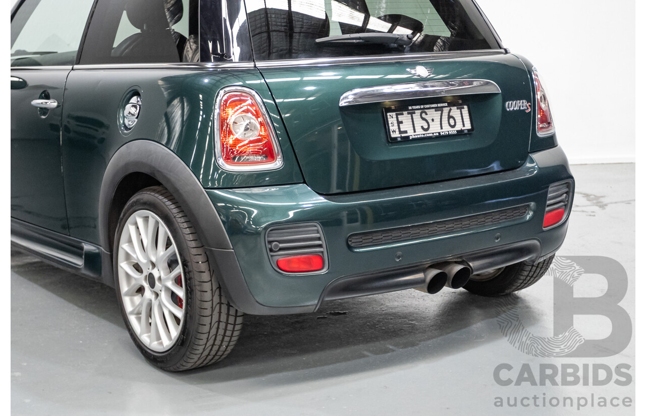 03/2009 Mini Cooper S R56 JCW pack 2D Hatchback British Racing Green Metallic Turbo 1.6L