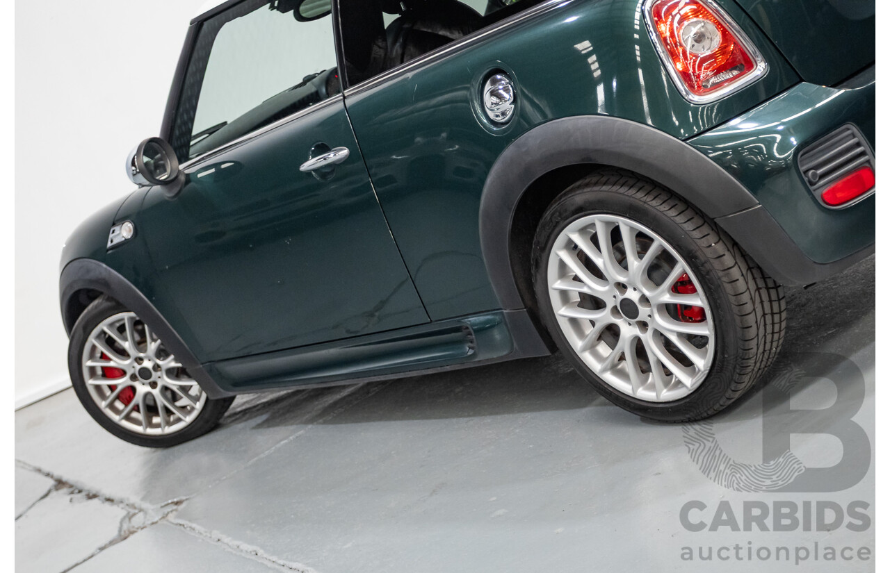03/2009 Mini Cooper S R56 JCW pack 2D Hatchback British Racing Green Metallic Turbo 1.6L