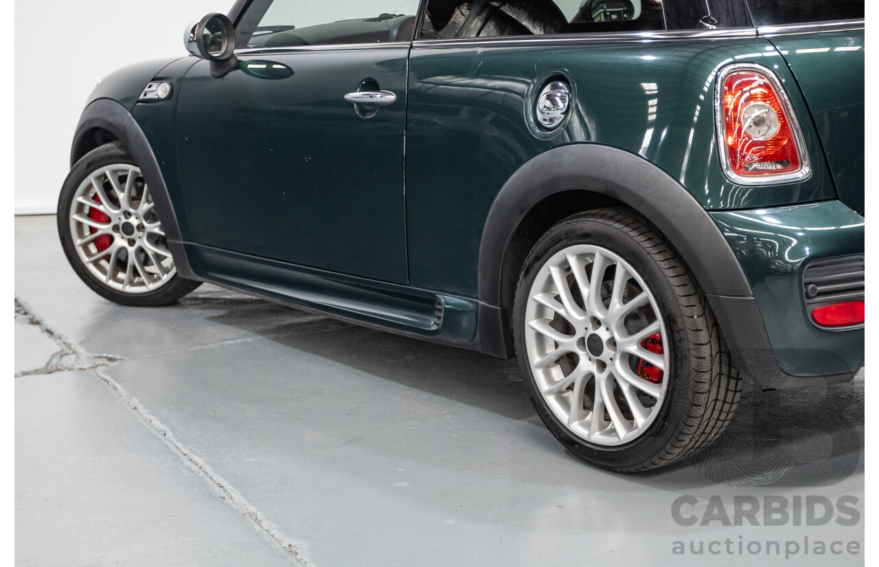 03/2009 Mini Cooper S R56 JCW pack 2D Hatchback British Racing Green Metallic Turbo 1.6L