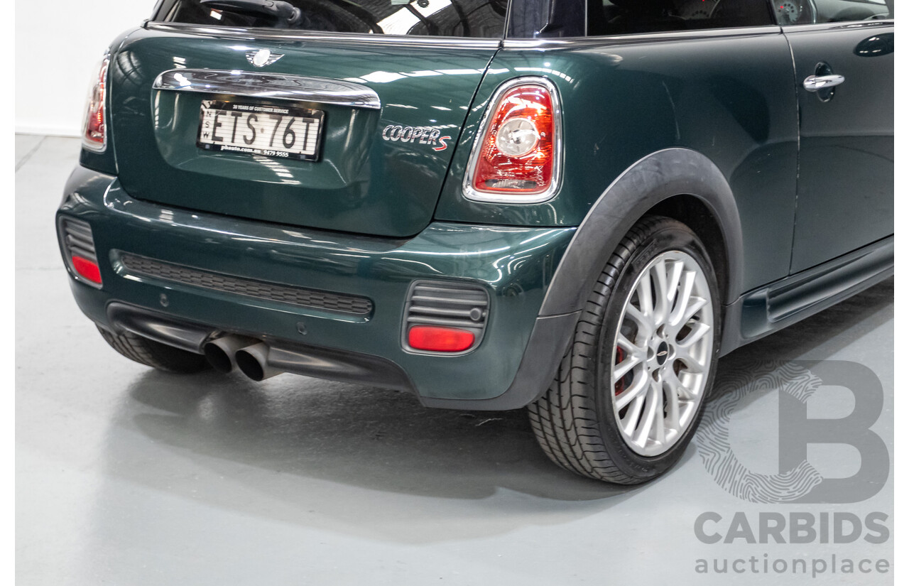03/2009 Mini Cooper S R56 JCW pack 2D Hatchback British Racing Green Metallic Turbo 1.6L