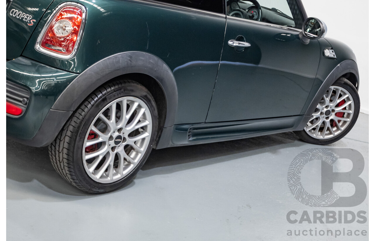 03/2009 Mini Cooper S R56 JCW pack 2D Hatchback British Racing Green Metallic Turbo 1.6L
