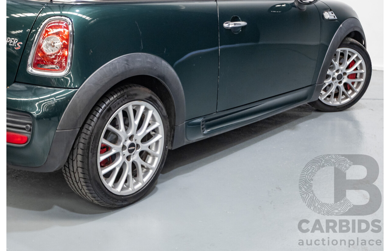 03/2009 Mini Cooper S R56 JCW pack 2D Hatchback British Racing Green Metallic Turbo 1.6L