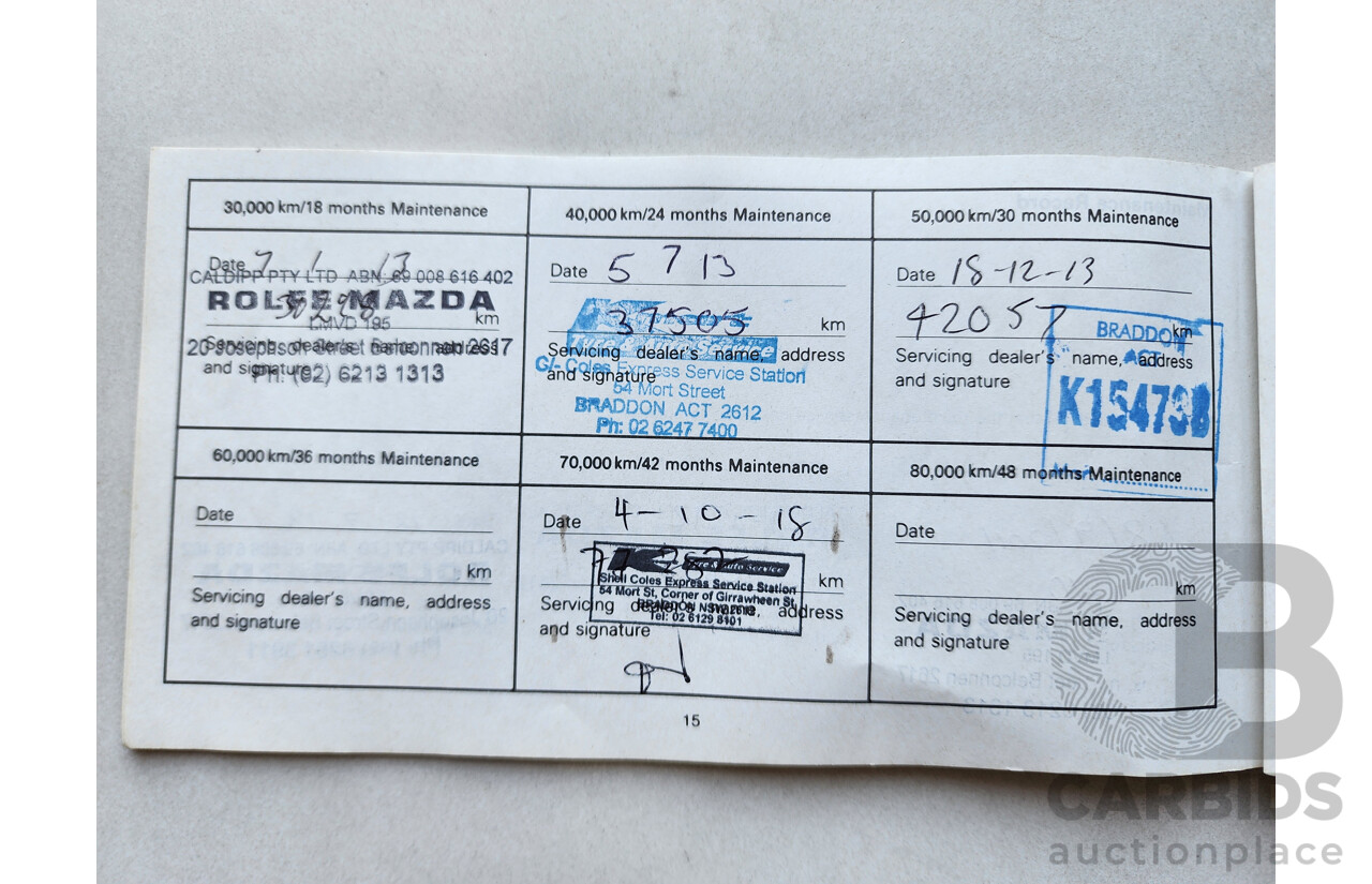 7/2011 Mazda Mazda3 NEO BL 10 UPGRADE 4d Sedan Grey 2.0L