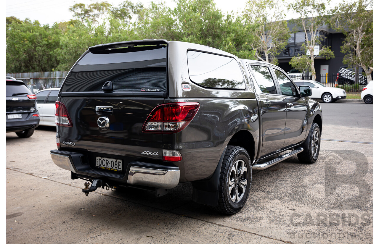 12/2015 Mazda BT-50 XTR (4x4) MY16 Dual Cab Utility Desert Bronze Metallic Turbo Diesel 3.2L