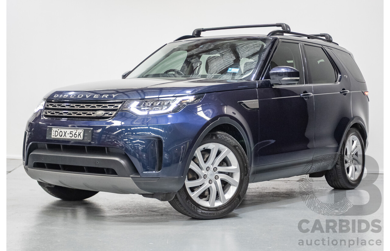 07/2017 Land Rover Discovery TD4 SE 4WD MY17 4D Wagon Dark Sapphire Blue Turbo Diesel 2.0L - 7 Seat