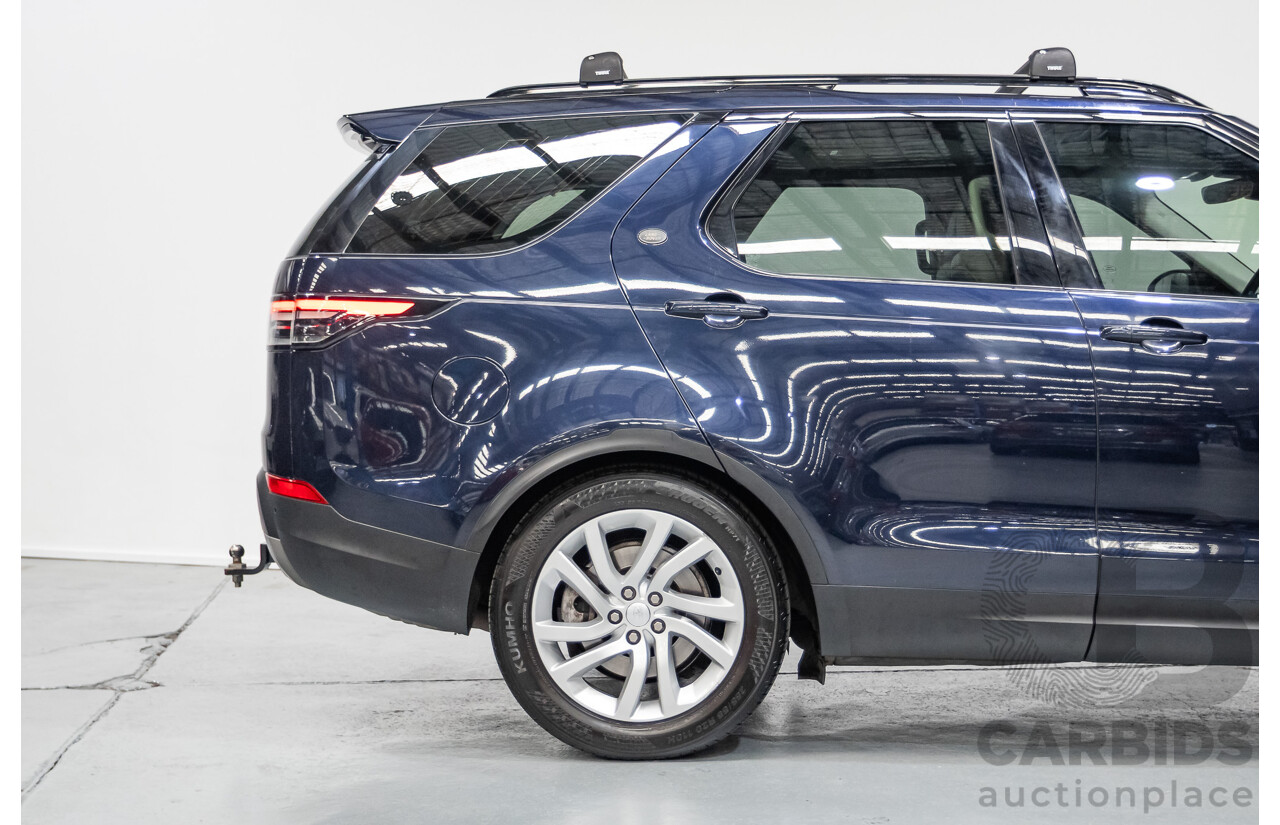07/2017 Land Rover Discovery TD4 SE 4WD MY17 4D Wagon Dark Sapphire Blue Turbo Diesel 2.0L - 7 Seat